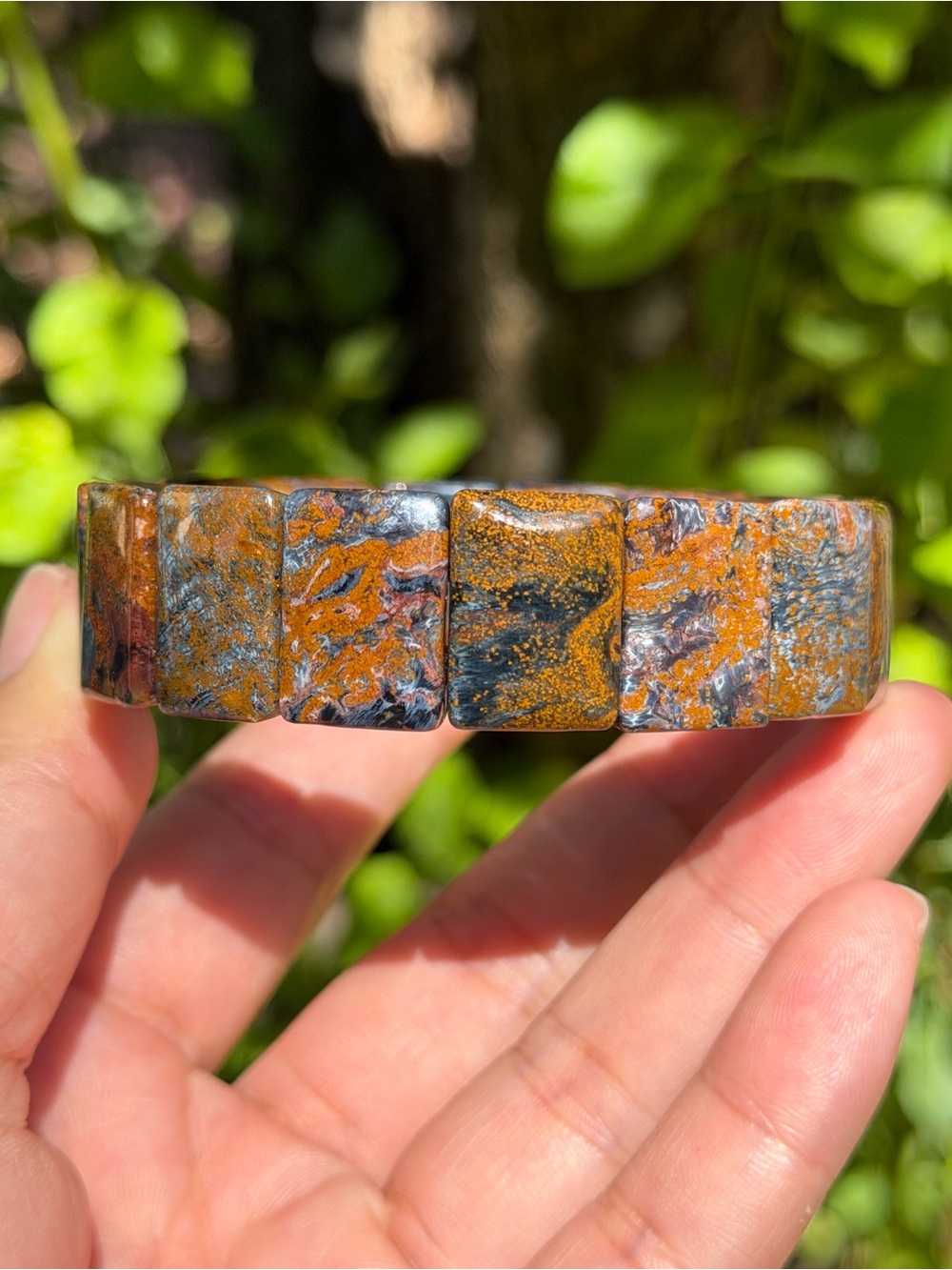 7 Inches Pietersite Soft Bangle‎ 1944